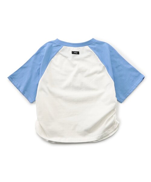 algy(アルジー)の「おそろにしたいロゴTシャツ(Tシャツ/カットソー・キッズ・イエロー/レッド/ピンク/サックスブルー/ブラック・160/150/140/130/120)」の18枚目の写真