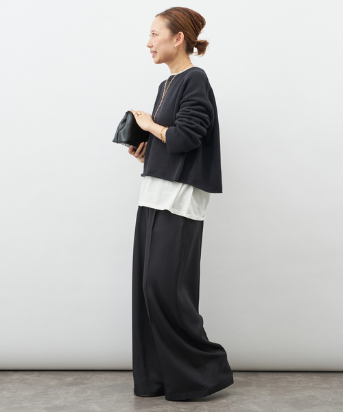 Deuxieme Classe（ドゥーズィエムクラス）の「Beauty プルオーバー（ニット/セーター・レディース・ベージュ/ネイビー・FREE）」の8枚目の写真