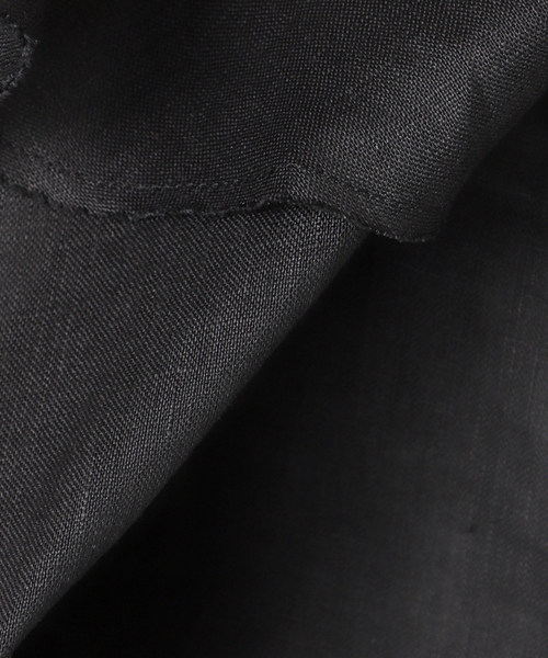 FRAMeWORK（フレームワーク）の「≪WEB限定 / 追加≫フレンチリネンフリルプルオーバー（シャツ/ブラウス・レディース・ブラック/ホワイト・FREE）」の10枚目の写真