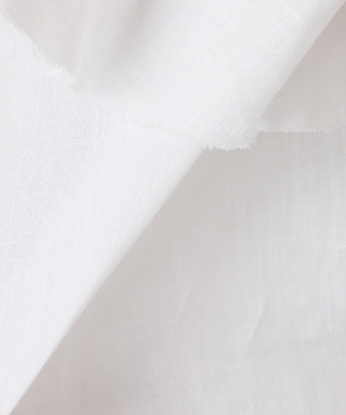 FRAMeWORK（フレームワーク）の「≪WEB限定 / 追加≫フレンチリネンフリルプルオーバー（シャツ/ブラウス・レディース・ブラック/ホワイト・FREE）」の12枚目の写真
