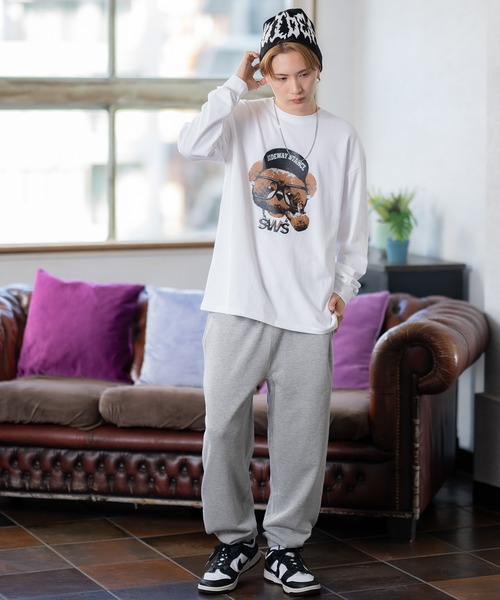 En serio TOKYO(エンソリオトーキョー)の「【SIDEWAYSTANCE】チーズベア長袖Tシャツ 70427(Tシャツ/カットソー・メンズ・ホワイト/ダークブルー/ブラック・SMALL/MEDIUM/X-LARGE/LARGE)」の15枚目の写真