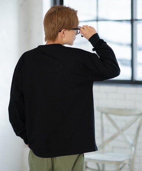 En serio TOKYO(エンソリオトーキョー)の「【SIDEWAYSTANCE】チーズベア長袖Tシャツ 70427(Tシャツ/カットソー・メンズ・ホワイト/ダークブルー/ブラック・SMALL/MEDIUM/X-LARGE/LARGE)」の13枚目の写真