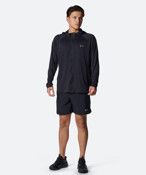 UNDER ARMOUR(アンダーアーマー)の「UAテック フルジップ フーディー(トレーニング/メンズ)(Tシャツ/カットソー・メンズ・ブラック・L/M/XL/2XL/S)」の3枚目の写真