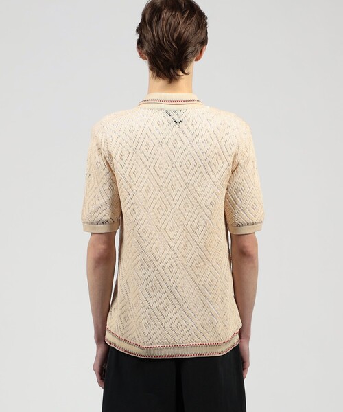 TOMORROWLAND (トゥモローランド)の「【別注】Raffa Molina コットン ニットシャツ(ニット/セーター・メンズ・ブラック系その他/ホワイト系その他・M/L)」の6枚目の写真