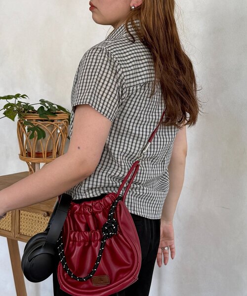 U.S. POLO ASSN.(ユーエスポロアッスン)の「シアサッカーミニシャツ(シャツ/ブラウス・レディース・イエロー/ネイビー/ホワイト/ブルー・FREE)」の9枚目の写真