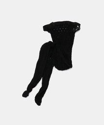 babaco（ババコ）の「babaco ババコ wavy fishnet タイツ BA02-SK7（タイツ/ストッキング）」