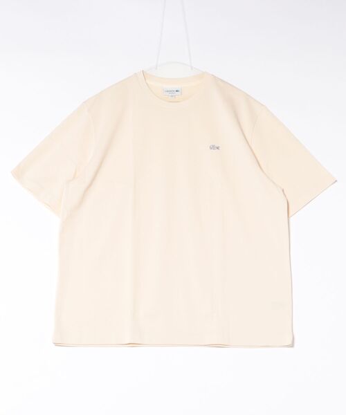 LACOSTE(ラコステ)の「《LACOSTE》TH9432-99(Tシャツ/カットソー・メンズ・ベージュ/ブラック/ホワイト・S/M/L/XL)」の3枚目の写真