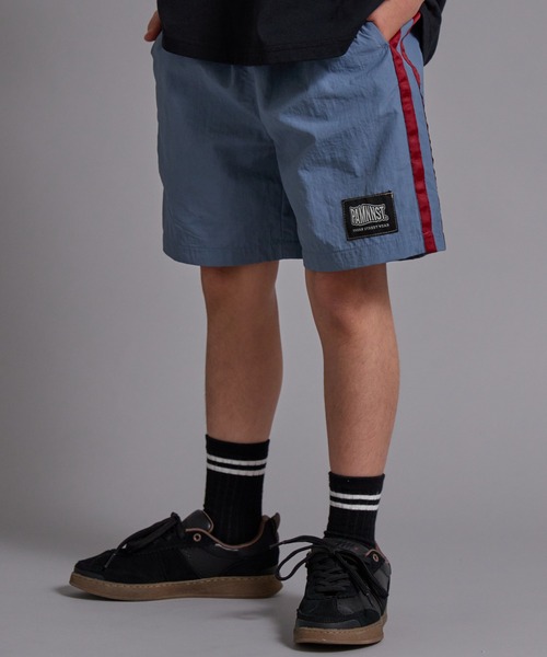 PAIRMANON STREET(ペアマノンストリート)の「【90-160cm】【水陸両用】ナイロン ラインショートパンツ【PAIRMANON STREET】(その他パンツ・キッズ・グリーン/ブラウン/ブラック/ライトブルー/ベージュ/パープル・130/120/100/150/160/110/90/140)」の5枚目の写真