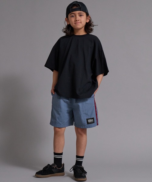 PAIRMANON STREET(ペアマノンストリート)の「【90-160cm】【水陸両用】ナイロン ラインショートパンツ【PAIRMANON STREET】(その他パンツ・キッズ・グリーン/ブラウン/ブラック/ライトブルー/ベージュ/パープル・130/120/100/150/160/110/90/140)」の21枚目の写真