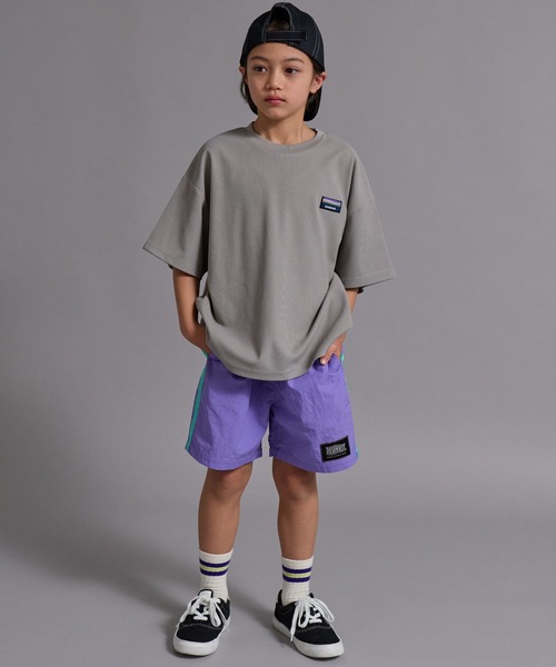 PAIRMANON STREET(ペアマノンストリート)の「【90-160cm】【水陸両用】ナイロン ラインショートパンツ【PAIRMANON STREET】(その他パンツ・キッズ・グリーン/ブラウン/ブラック/ライトブルー/ベージュ/パープル・130/120/100/150/160/110/90/140)」の18枚目の写真