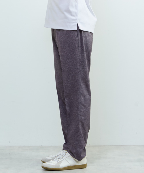 MEN'S MELROSE(メンズメルローズ)の「プリントテックドットジャージイージーパンツ(セットアップ可)(スラックス・メンズ・チャコールグレー/ネイビー/ライトベージュ・2/3/5/4)」の15枚目の写真