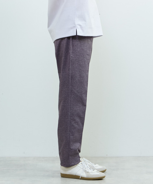 MEN'S MELROSE(メンズメルローズ)の「プリントテックドットジャージイージーパンツ(セットアップ可)(スラックス・メンズ・チャコールグレー/ネイビー/ライトベージュ・2/3/5/4)」の17枚目の写真