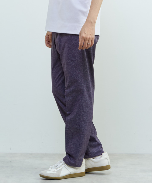 MEN'S MELROSE(メンズメルローズ)の「プリントテックドットジャージイージーパンツ(セットアップ可)(スラックス・メンズ・チャコールグレー/ネイビー/ライトベージュ・2/3/5/4)」の6枚目の写真