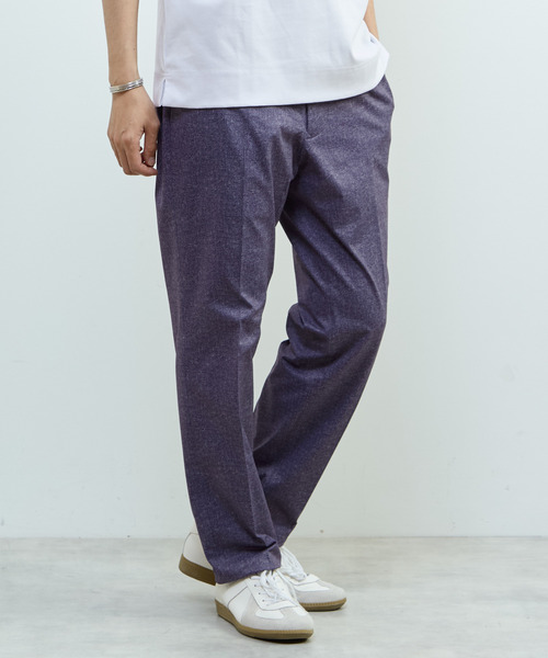 MEN'S MELROSE(メンズメルローズ)の「プリントテックドットジャージイージーパンツ(セットアップ可)(スラックス・メンズ・チャコールグレー/ネイビー/ライトベージュ・2/3/5/4)」の7枚目の写真