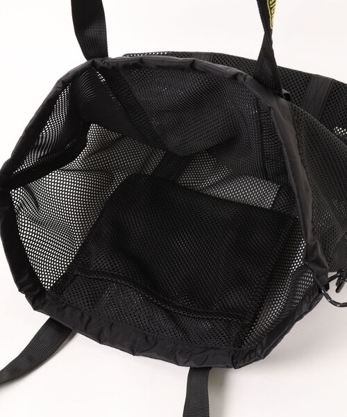 WEEKEND(ER)(ウィークエンダー)の「WEEKEND(ER)/ウィークエンダー トートバッグ 巾着 WKD MESH TOTE 7918304(トートバッグ・メンズ・ブラック・FREE)」の3枚目の写真