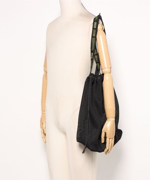 WEEKEND(ER)(ウィークエンダー)の「WEEKEND(ER)/ウィークエンダー トートバッグ 巾着 WKD MESH TOTE 7918304(トートバッグ・メンズ・ブラック・FREE)」の4枚目の写真