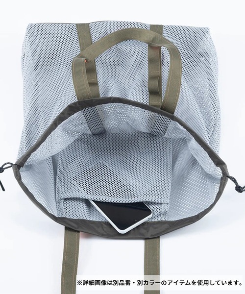 WEEKEND(ER)(ウィークエンダー)の「WEEKEND(ER)/ウィークエンダー トートバッグ 巾着 WKD MESH TOTE 7918304(トートバッグ・メンズ・ブラック・FREE)」の7枚目の写真