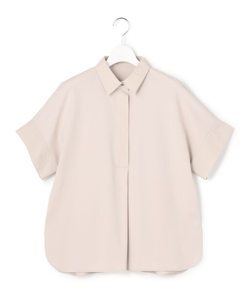 23区(ニジュウサンク)の「ファインツイストポンチ スキッパー カットソー(Tシャツ/カットソー・レディース・ダークブラウン系/ネイビー系/ベージュ系・38)」の12枚目の写真