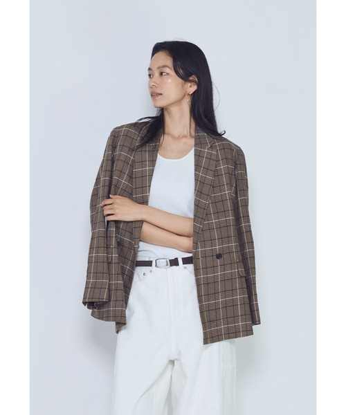 1er Arrondissement(プルミエアロンディスモン)の「リネンビスコースジャケット(その他アウター・レディース・その他4/ブラック系その他3/イエロー系その他5・38/36)」の3枚目の写真