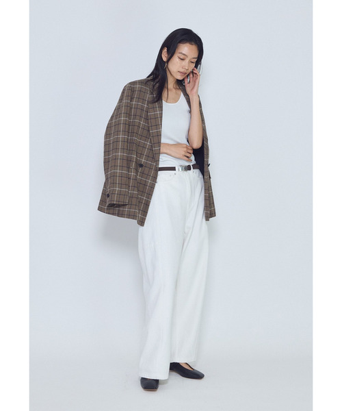 1er Arrondissement(プルミエアロンディスモン)の「リネンビスコースジャケット(その他アウター・レディース・その他4/ブラック系その他3/イエロー系その他5・38/36)」の19枚目の写真