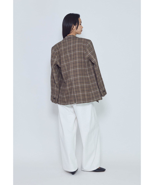 1er Arrondissement(プルミエアロンディスモン)の「リネンビスコースジャケット(その他アウター・レディース・その他4/ブラック系その他3/イエロー系その他5・38/36)」の20枚目の写真