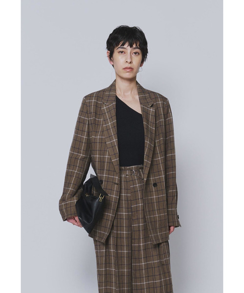 1er Arrondissement(プルミエアロンディスモン)の「リネンビスコースジャケット(その他アウター・レディース・その他4/ブラック系その他3/イエロー系その他5・38/36)」の21枚目の写真