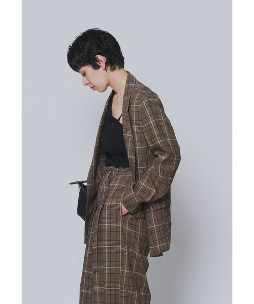 1er Arrondissement(プルミエアロンディスモン)の「リネンビスコースジャケット(その他アウター・レディース・その他4/ブラック系その他3/イエロー系その他5・38/36)」の22枚目の写真