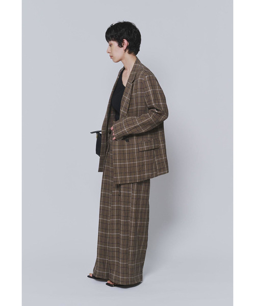 1er Arrondissement(プルミエアロンディスモン)の「リネンビスコースジャケット(その他アウター・レディース・その他4/ブラック系その他3/イエロー系その他5・38/36)」の8枚目の写真