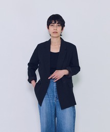リネンビスコースジャケット