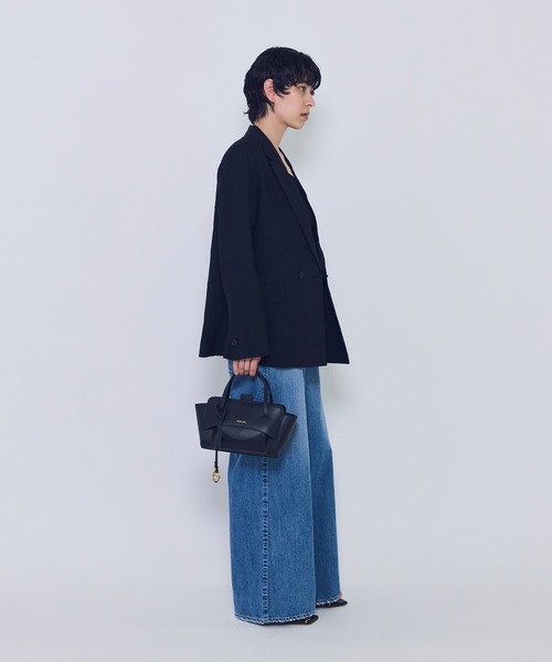 1er Arrondissement（プルミエアロンディスモン）の「リネンビスコースジャケット（テーラードジャケット・レディース・その他4/ブラック系その他3/イエロー系その他5・38/36）」の8枚目の写真