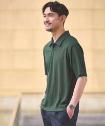 green label relaxing | 【WEB限定】JUST fit ピケ パイル 半袖 ポロシャツ -吸水速乾・UVカット-(ポロシャツ)