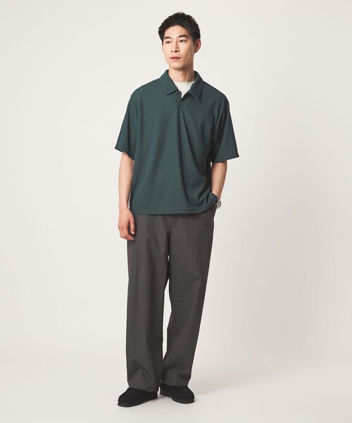 WEB限定】JUST fit ピケ パイル 半袖 ポロシャツ -吸水速乾・UVカット