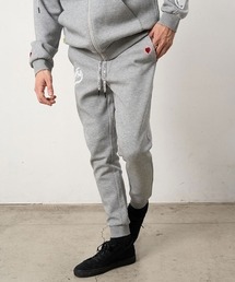 STUD MUFFIN（スタッドマフィン）の「mp15047- T-Rストレッチポンチ ターゲットベアサガラパッチワーク-フロッキー ジョグパンツ(624-06293)（スウェットパンツ）」