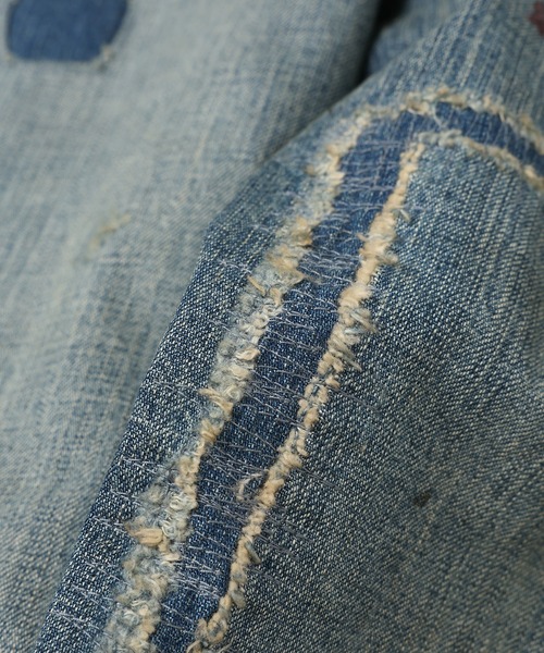 BOW WOW(バウワウ)の「HERITAGE DENIM PAINTER PANTS AGED(デニムパンツ・メンズ・インディゴブルー・M/L/XL)」の7枚目の写真
