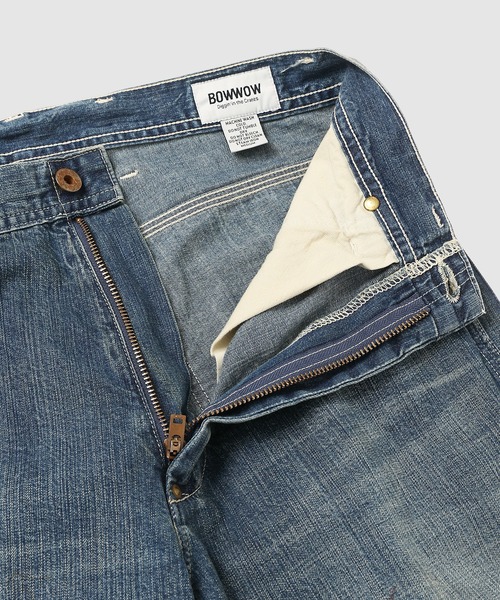 BOW WOW(バウワウ)の「HERITAGE DENIM PAINTER PANTS AGED(デニムパンツ・メンズ・インディゴブルー・M/L/XL)」の8枚目の写真