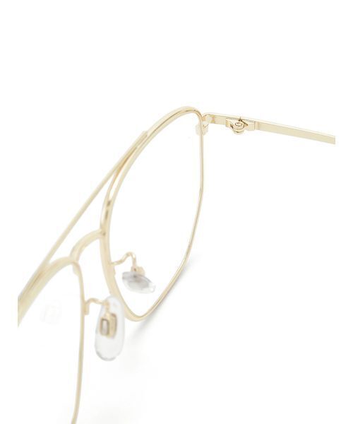 Mila Owen(ミラオーウェン)の「【EYE-CONIC SUMMER】ダブルブリッジダテメガネ(サングラス・レディース・シルバー/ゴールド・F)」の19枚目の写真