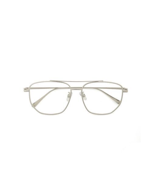 Mila Owen(ミラオーウェン)の「【EYE-CONIC SUMMER】ダブルブリッジダテメガネ(サングラス・レディース・シルバー/ゴールド・F)」の20枚目の写真