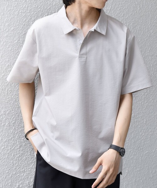 WEB限定】SHIPS any:〈吸水速乾/抗菌防臭/UVカット〉サーパスウェーブ