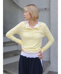 Ungrid | シアーヘンリーロンTee(Tシャツ/カットソー)