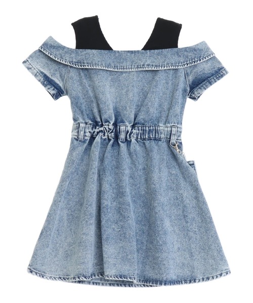 ANAP kids(アナップキッズ)の「ポシェット付 オフショル風 ワンピース(ワンピース・キッズ・ライトブルー/ピンク・120/130/110)」の18枚目の写真