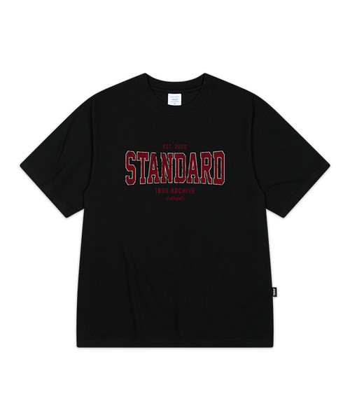 1989STANDARD(1989スタンダード)の「CRACK STANDARD クールコットンオーバーサイズ半袖 (SISSTD-0257)(Tシャツ/カットソー・メンズ・ブラック/ライトグレー/ホワイト・MEDIUM/LARGE/X-LARGE)」の1枚目の写真