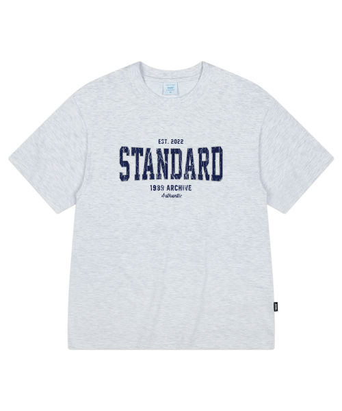 1989STANDARD(1989スタンダード)の「CRACK STANDARD クールコットンオーバーサイズ半袖 (SISSTD-0257)(Tシャツ/カットソー・メンズ・ブラック/ライトグレー/ホワイト・MEDIUM/LARGE/X-LARGE)」の5枚目の写真