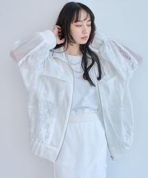HARE（ハレ）の「レースメッシュキリカエブルゾン(HARE)（ブルゾン）」