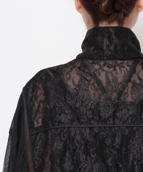 HARE（ハレ）の「レースメッシュキリカエブルゾン(HARE)（ブルゾン・レディース・ホワイト/ブラック・FREE）」の21枚目の写真