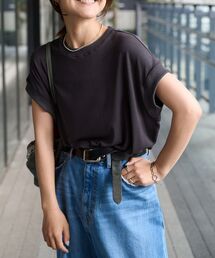 追加4 ULTライトデニムハイライズルーズ5PKT（デニムパンツ）｜OUTDOOR