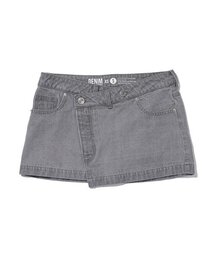EXTRAORDINARY（エクストラオーディナリー）の「WRAP SKIRT  L/GRAY（スカート）」