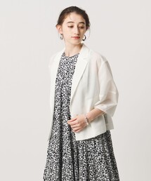 シアー ショート ジャケット ‐ウォッシャブル‐