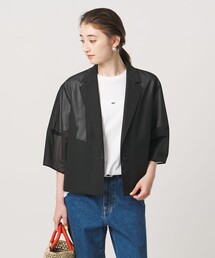 UNITED ARROWS | シアー ショート ジャケット ‐ウォッシャブル‐(テーラードジャケット)