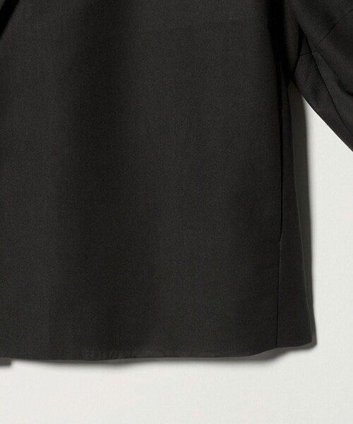 UNITED ARROWS(ユナイテッドアローズ)の「シアー ショート ジャケット ‐ウォッシャブル‐(テーラードジャケット・レディース・オフホワイト/ブラック/ダークグレー・FREE)」の18枚目の写真