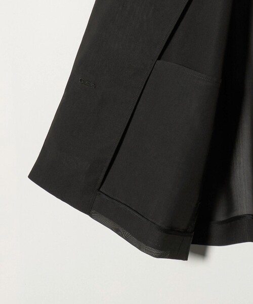 UNITED ARROWS(ユナイテッドアローズ)の「シアー ショート ジャケット ‐ウォッシャブル‐(テーラードジャケット・レディース・オフホワイト/ブラック/ダークグレー・FREE)」の21枚目の写真